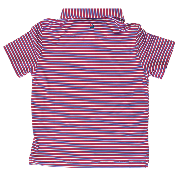 Maroon and Navy Heritage Polo