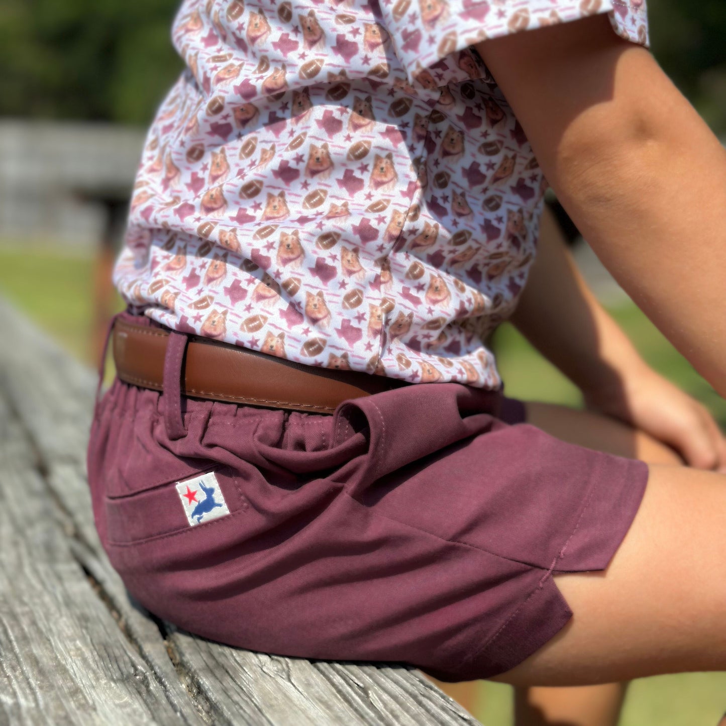 Midnight Maroon Scout Short