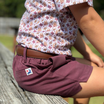 Midnight Maroon Scout Short