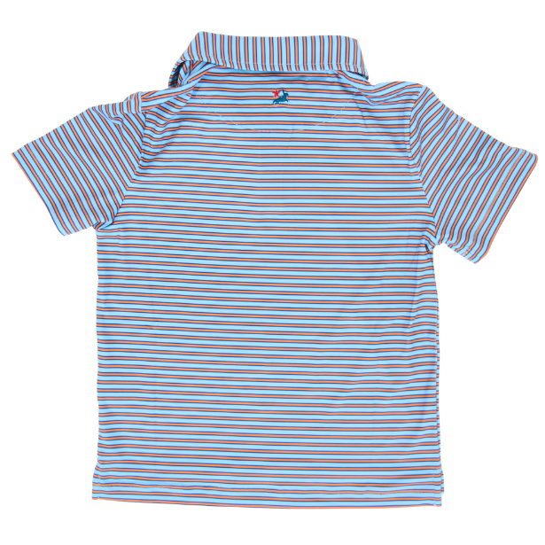 Blue and Orange Heritage Polo