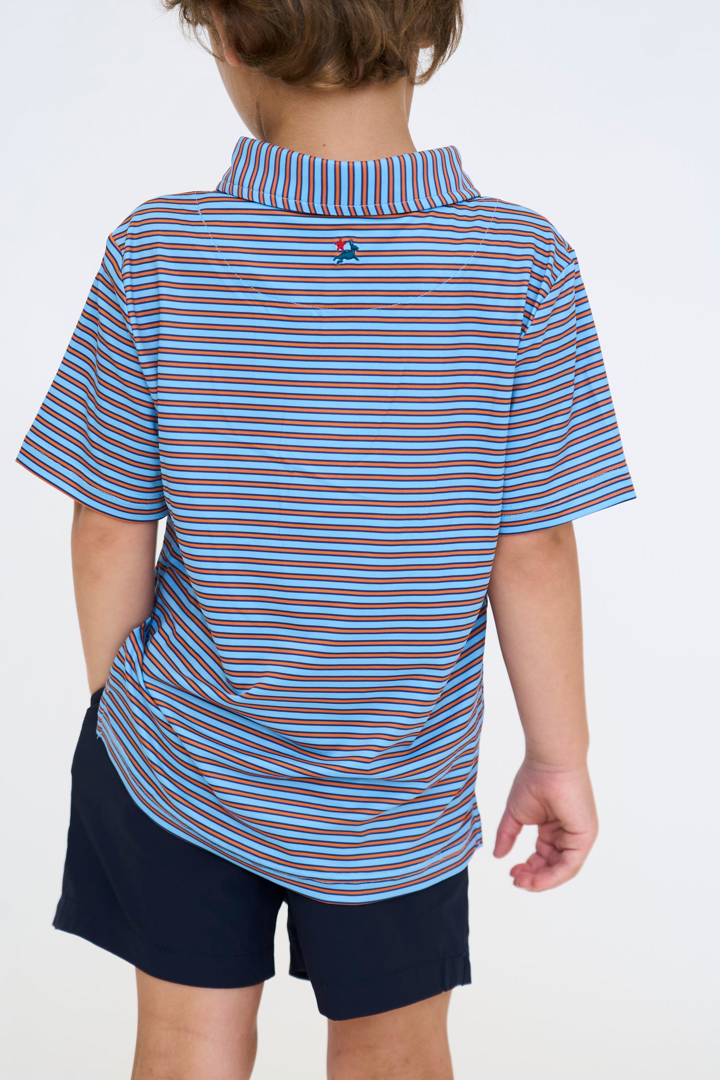 Blue and Orange Heritage Polo