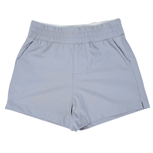boys lightweight athletic shorts Grey