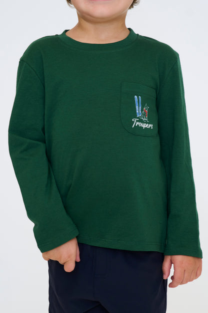 Ski Dog Long Sleeve Ace T-Shirt