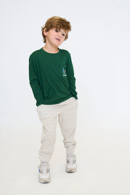 Ski Dog Long Sleeve Ace T-Shirt